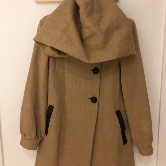 Camel 🐪 wool cotton blend winter coat - Picture 2 of 9